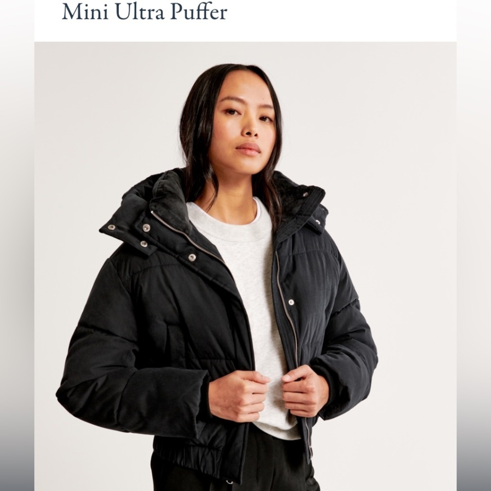 NWT Abercrombie mini puffer jacket